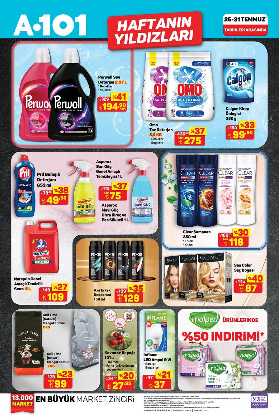 A101’de Yüzde 50 İndirim Kampanyası Başladı! A101 26 Temmuz Aktüel Kataloğu! 2