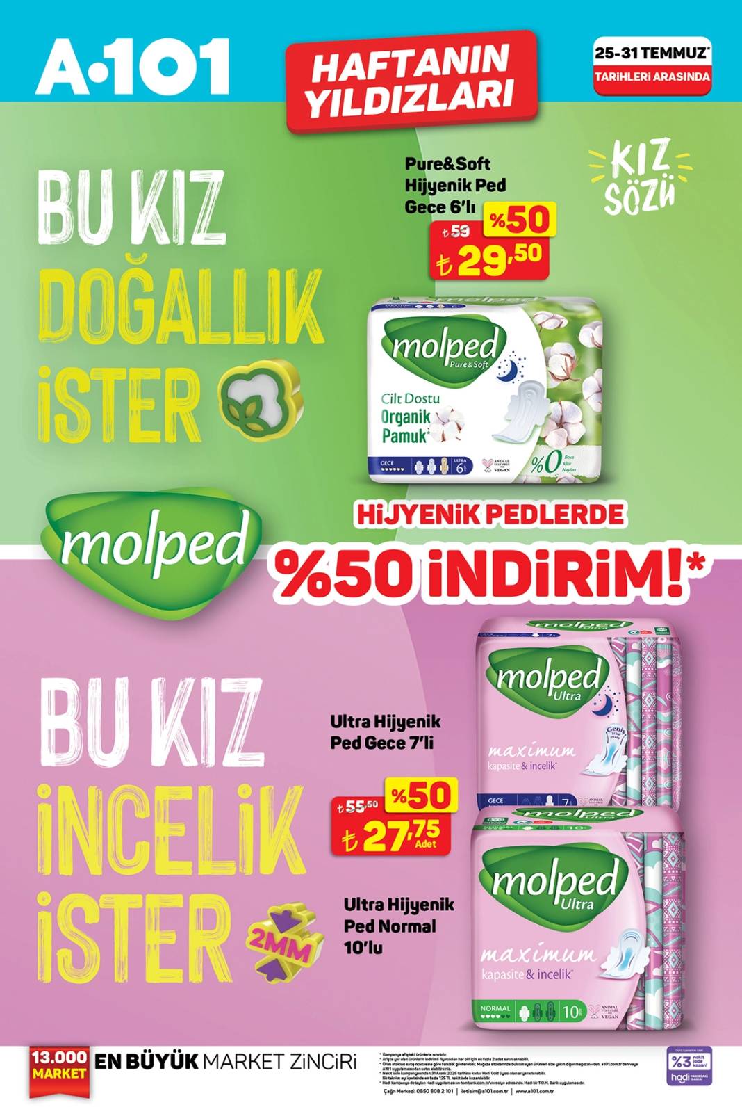 A101’de Yüzde 50 İndirim Kampanyası Başladı! A101 26 Temmuz Aktüel Kataloğu! 3