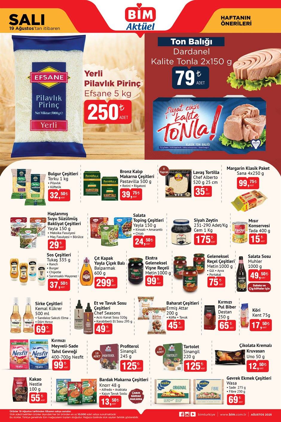 BİM’de Deterjanlar İndirime Giriyor! 19 Ağustos BİM Aktüel Kataloğu! 2
