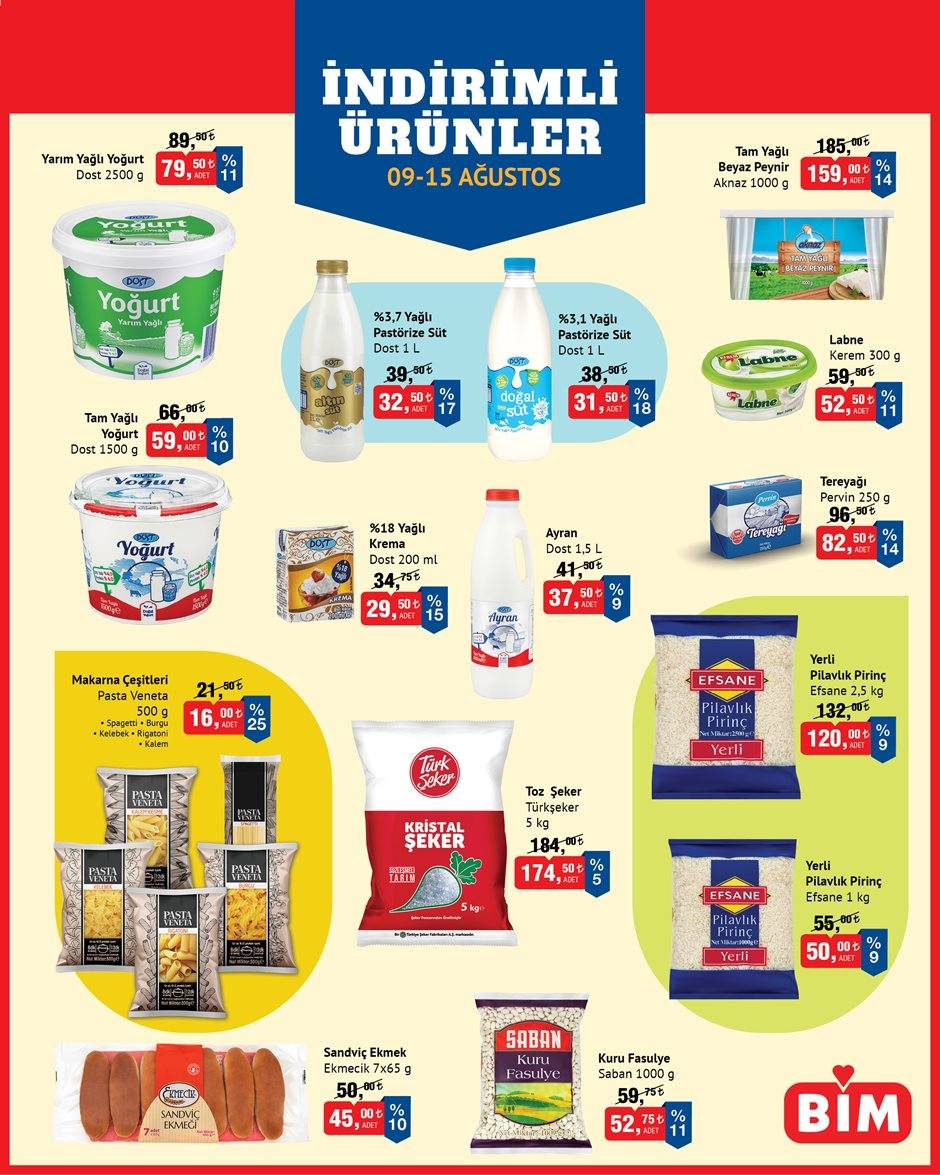BİM’de Bugün Zeytinyağı, Salça ve Peynire İndirim Geldi! BİM 15 Ağustos Aktüel Kataloğu! 2