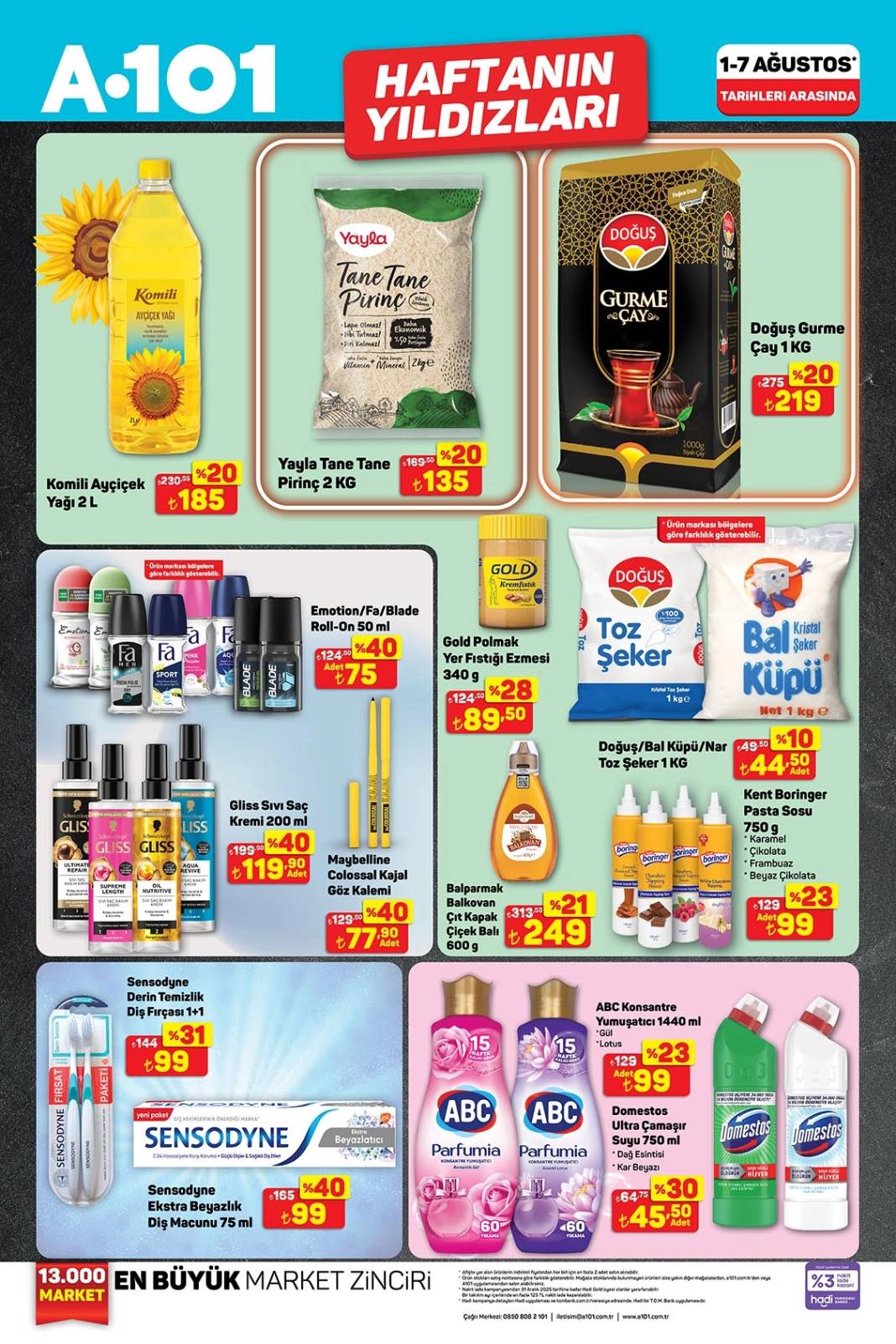 A101’e Yüzde 55 İndirim Geldi! A101 2 Ağustos Aktüel Kataloğu! 2