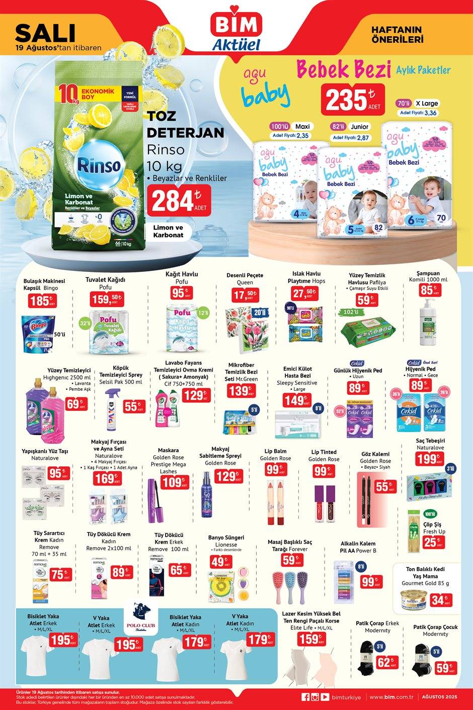 BİM’de Deterjanlar İndirime Giriyor! 19 Ağustos BİM Aktüel Kataloğu! 3