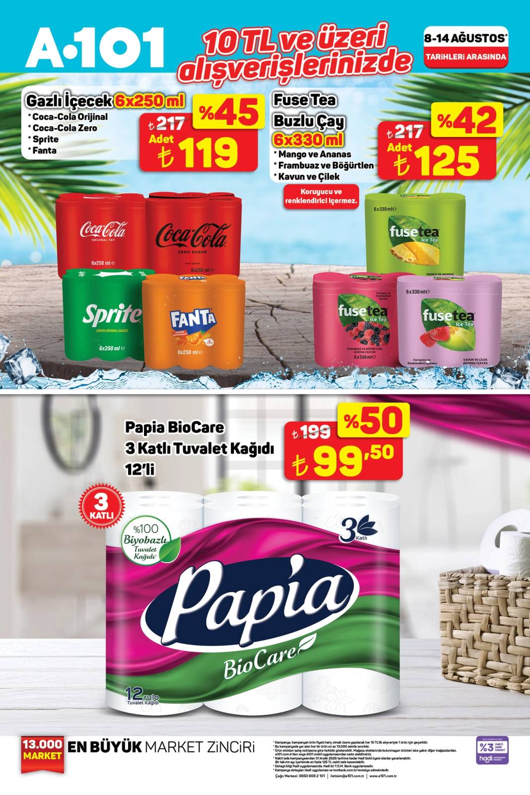 A101’e Yüzde 50 İndirim Geldi! 10-14 Ağustos A101 Aktüel Kataloğu! 6