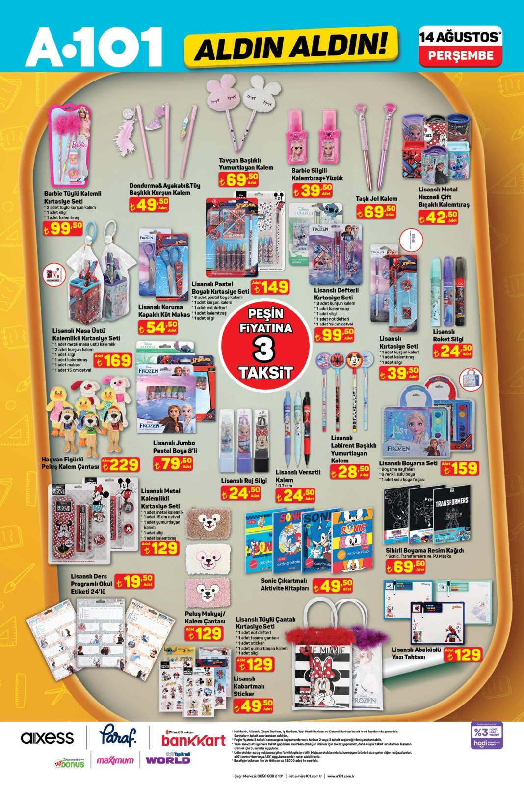 BİM, A101, ŞOK Kırtasiye Fiyatları 2025! 5