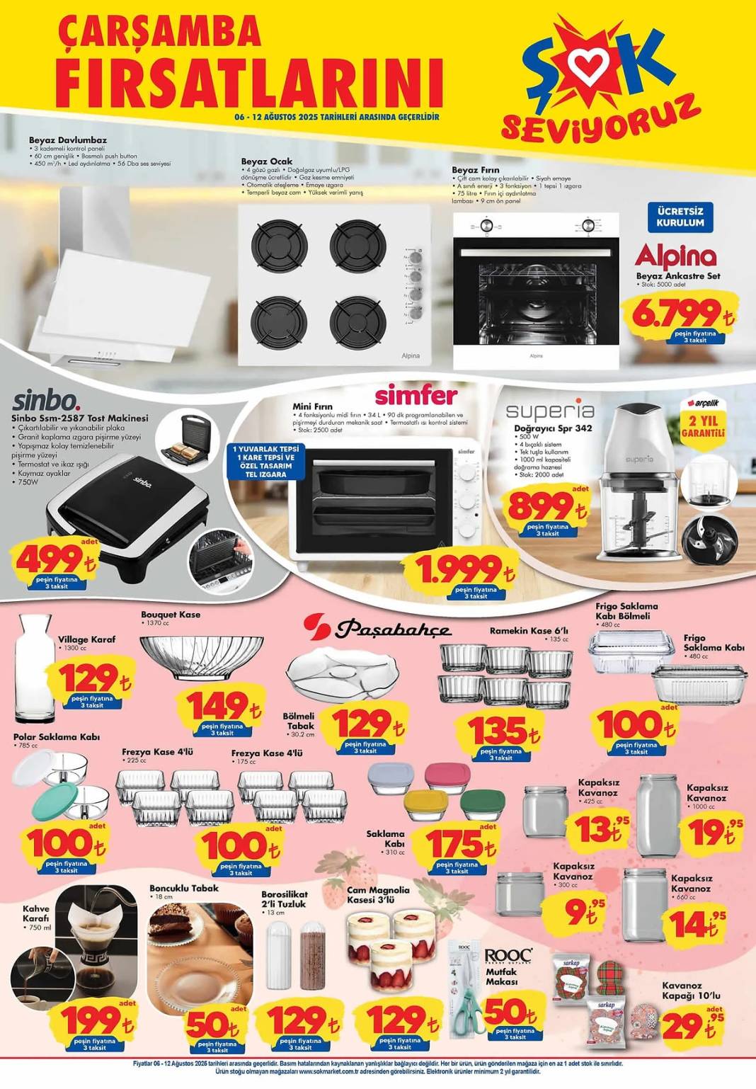 ŞOK’a Mini Fırın Geliyor 12 Ağustos ŞOK Aktüel Kataloğu! 1