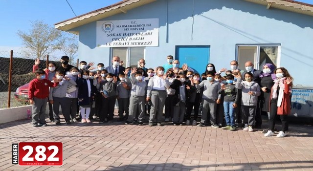 MARMARAEREĞLİSİ BELEDİYESİ, CAN DOSTLARIMIZ İLE ÖĞRENCİLERİ BİR ARAYA GETİRDİ