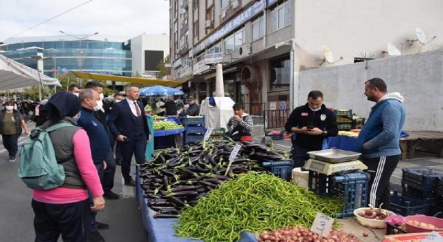 Süleymanpaşa’da pazarcılar denetlendi