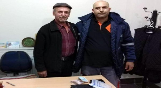 Yolda bulduğu monttaki 16 bin lirayı sahibine teslim etti
