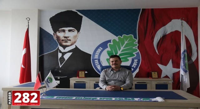 Ergene Velimeşespor Başkanı Serkan Bezgin,  “Daha yeni başlıyoruz”