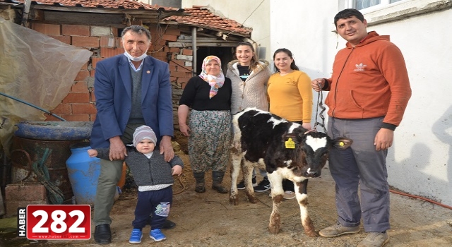 Tekirdağlı çiftçilerden Milli Dayanışma Kampanyası'na destek