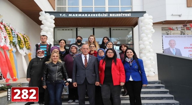 MARMARAEREĞLİSİ BELEDİYESİ, YENİÇİFTLİK EK HİZMET BİNASINI HİZMETE AÇTI
