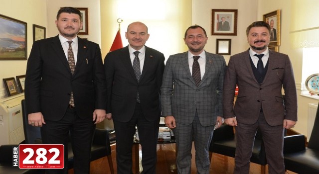 Başkan Yüksel Bakan Soylu’yu ağırladı