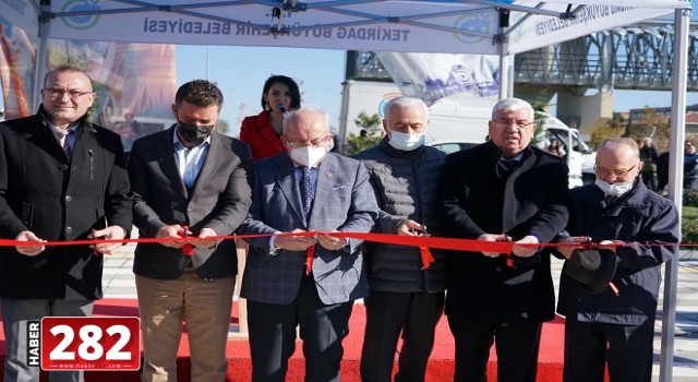 Başkan Yüksel Çorlu’da yaya üst geçidinin açılışına katıldı