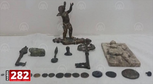 Tekirdağ'da tarihi eser kaçakçılığı operasyonunda 2 şüpheli yakalandı