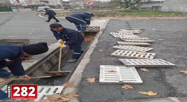 Ergene Belediyesi’nden sağanak yağmur tedbiri İlçedeki mazgallar tek tek temizlendi