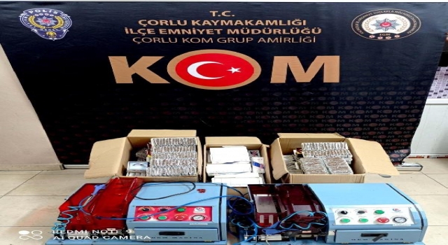Tekirdağ’da kaçak tütün operasyonu: 3 gözaltı