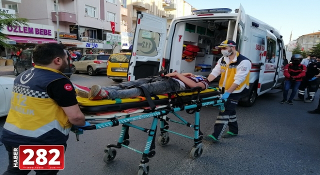 Tekirdağ'da alkollü ve ehliyetsiz sürücünün kullandığı otomobilin çarptığı kişi yaralandı