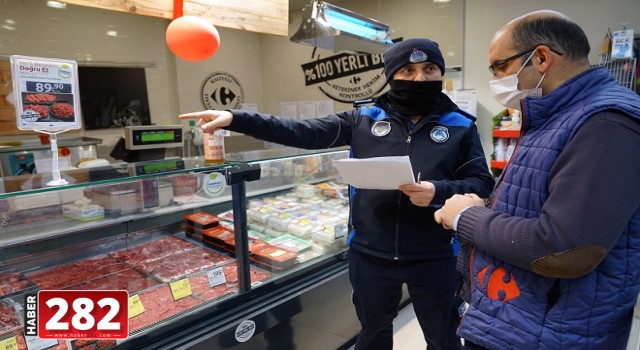 Çorlu'da Kasaplarda Fiyat Tarifesi Denetimi Yapıldı