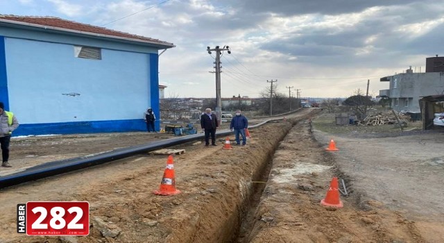 Velimeşe’deki Ana Su Borusu Hattı Yenilendi
