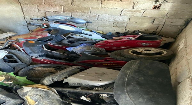 Çaldıkları motosikletleri parçalayıp satan 4 kişi tutuklandı