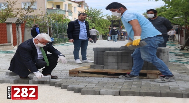 Ergene Belediyesi Yol Çalışmalarına Aksatmadan Devam Ediyor