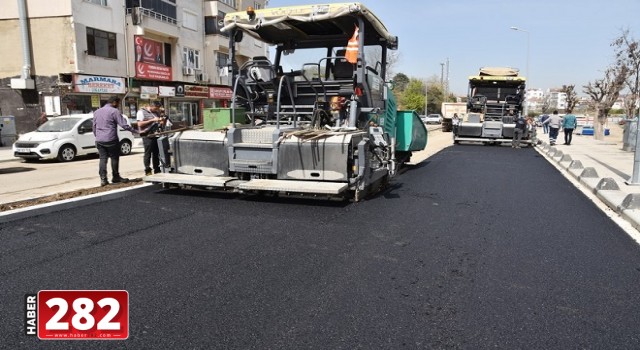MARMARAEREĞLİSİ’NDE 3100 TON SICAK ASFALT SERİMİ GERÇEKLEŞTİRİLDİ