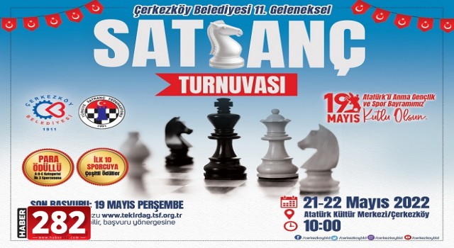 11. GELENEKSEL SATRANÇ TURNUVASI KAYITLARI BAŞLADI