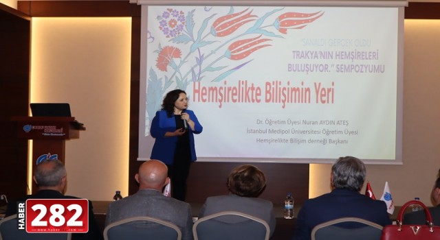 ÖZEL ÇORLU VATAN HASTANESİ “SANALDI GERÇEK OLDU, TRAKYA’NIN HEMŞİRELERİ BULUŞUYOR SEMPOZYUMU” DÜZENLEDİ.