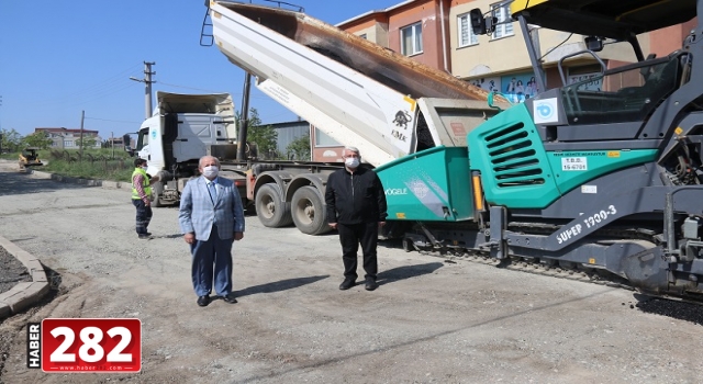 Sağlık Mahallesi 9.’uncu Sokakta Asfalt Çalışmaları Başladı