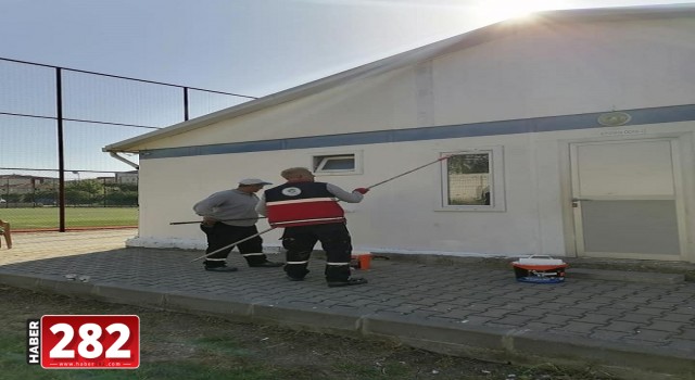 Ergene Belediyesi Semt Sahalarını Elden Geçiriyor