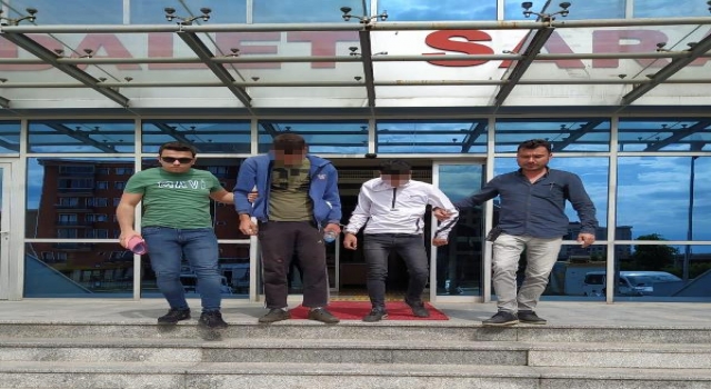 Keşan’da hırsızlık suçundan aranan 2 şüpheli tutuklandı
