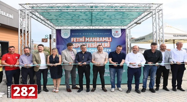 Süleymanpaşa bir spor tesisi daha kazandı