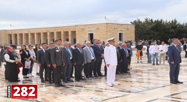 Başkan Yüksel ve Ergeneli muhtarlar Ata’mızın manevi huzurunda