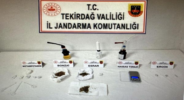 Tekirdağ’da uyuşturucu operasyonunda 2 tutuklama