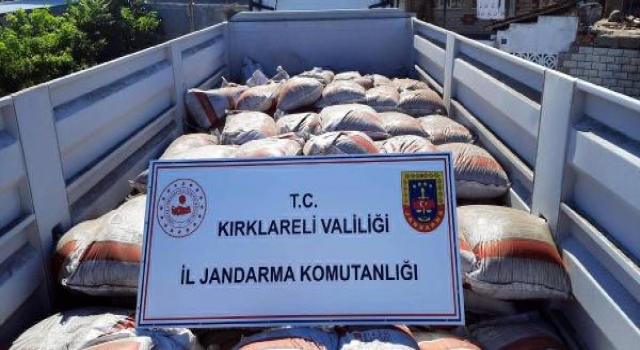 Kırklareli’de 26,5 ton sahte gübre ele geçirildi