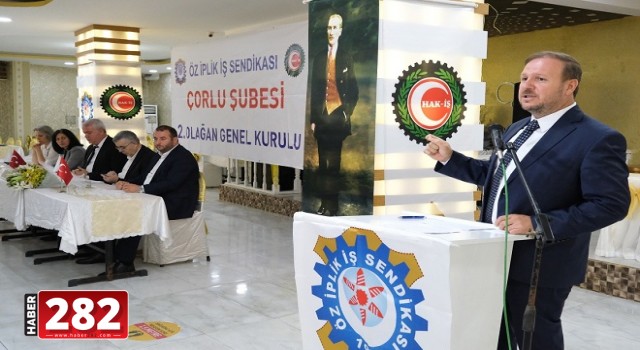 ÖZ İPLİK İŞ SENDİKASIN DA YENİ BAŞKAN OSMANOĞLU OLDU !