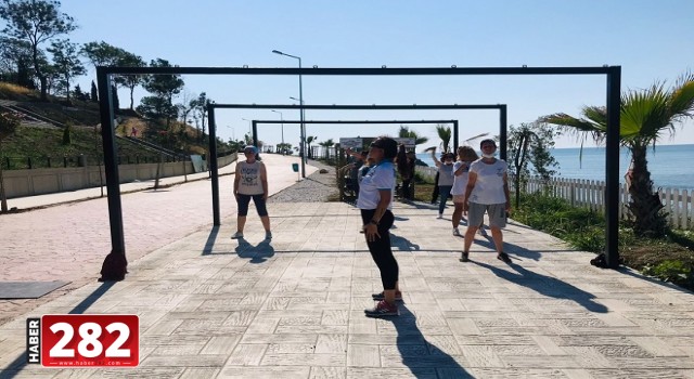 Süleymanpaşa'lı hanımlardan sabah sporuna büyük ilgi !