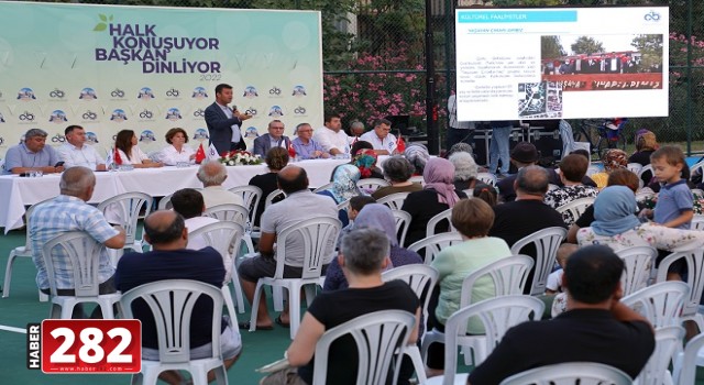 Başkan Sarıkurt Kazımiye Mahallesi Sakinleriyle Buluştu.
