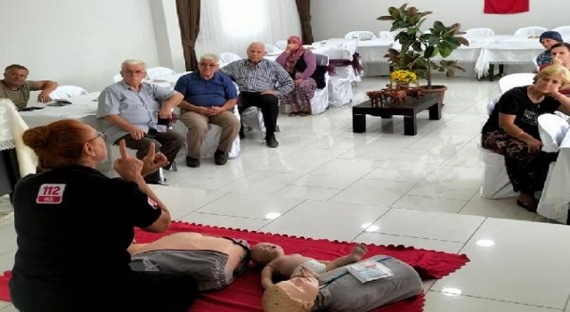 İYEMER tarafından köyde ilk yardım eğitimi verildi