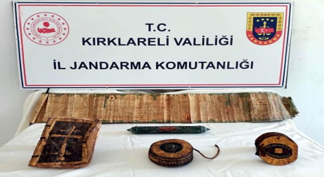 Kırklareli’de el yazması İncil ve Tevrat ele geçirildi