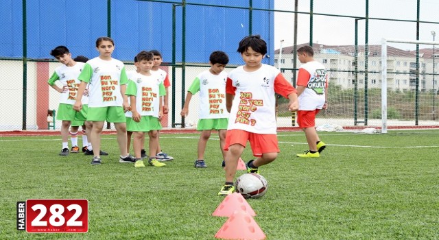 YAZ SPOR OKULUMUZDA EĞİTİMLER DEVAM EDİYOR