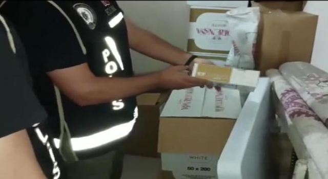 Tekirdağ’da kaçak tütün operasyonu