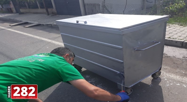 Ergene’de Çöp Konteynerleri Bakıma Alındı