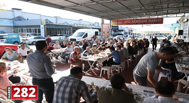 Başkan Yüksel Yeni Sanayi Sitesi esnafı ile kahvaltıda buluştu