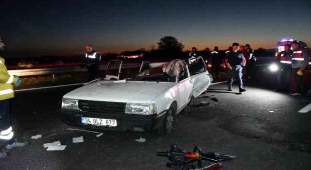 Tekirdağ’da kaza: 1 ölü, 3’ü ağır 5 yaralı