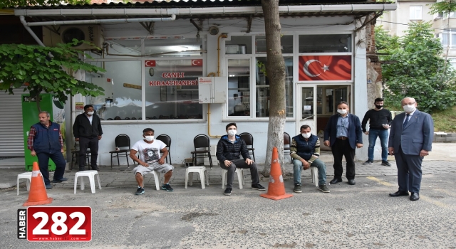 BAŞKAN ALBAYRAK’TAN KAHVECİ ESNAFINA HAYIRLI OLSUN ZİYARETİ