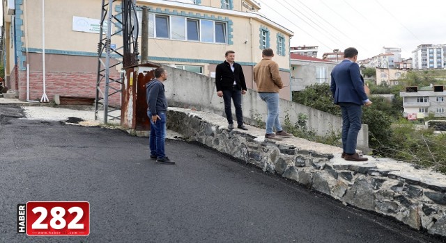 ÇERKEZKÖY BELEDİYESİ İSTASYON MAHALLEMİZDE ASFALTLAMA ÇALIŞMALARIMIZ SÜRÜYOR