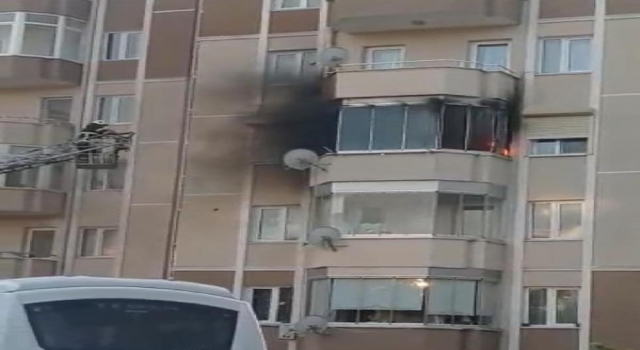 Tekirdağ’da bir dairede çıkan yangın korkuttu