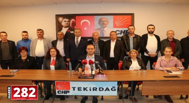 Tekirdağ’da CHP Süleymanpaşa İlçe Başkanı ve yönetim kurulu istifa etti