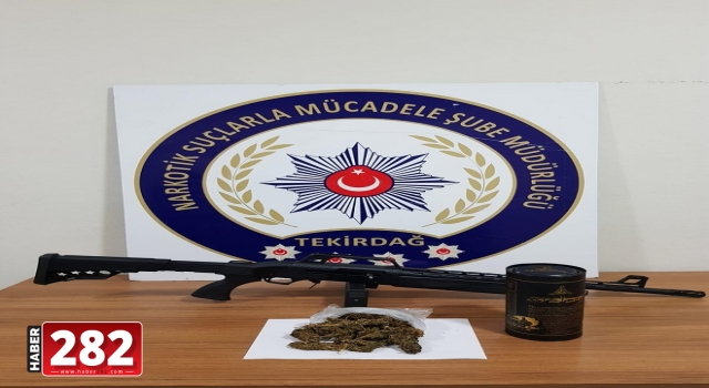 Çorlu'da uyuşturucu ve silah ele geçirildi